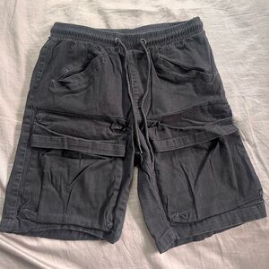 Men’s Black Cargo Shorts